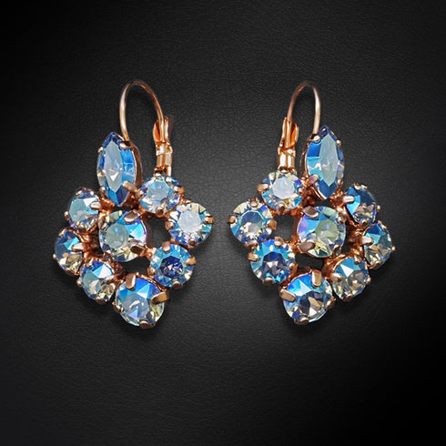 Earrings "Elegance (Light Sapphire Shimmer)" with Swarovski™ crystals
